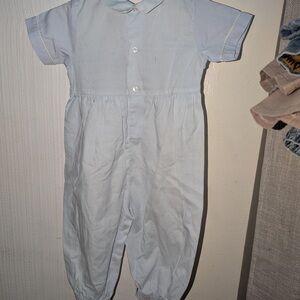 Carriage Boutique Soft Blue Infant Outfit